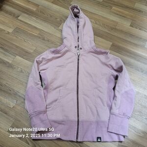 American Giant Hoodie Womens Small Purple Classic Full Zip Hooded Jacket
